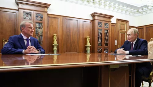 Греф пришел на встречу с Путиным с умным кольцом на руке: что это за девайс