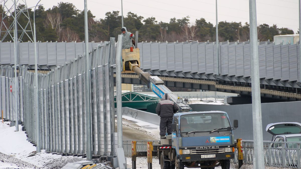 Новая транспортная развязка на Змеиногорском тракте 