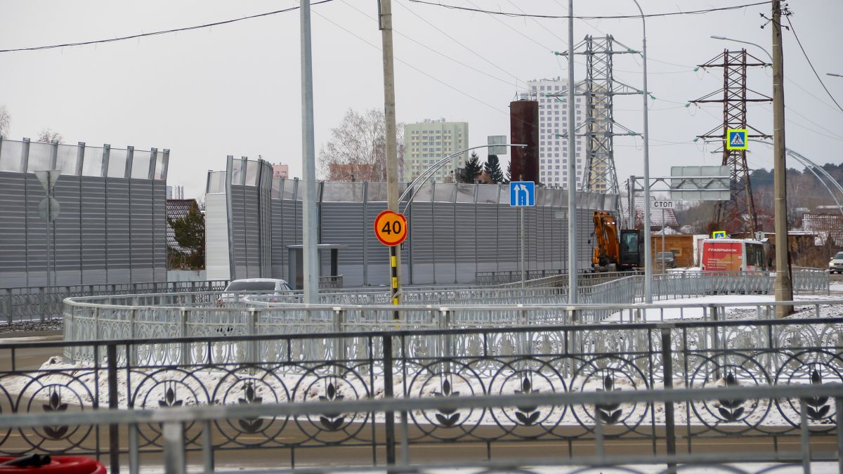 Новая транспортная развязка на Змеиногорском тракте 
