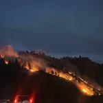 В урочище Узюк Чемальского района потушили масштабный ландшафтный пожар