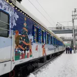 Как выглядит поезд Деда Мороза, который 8 декабря прибудет в Барнаул. Фото