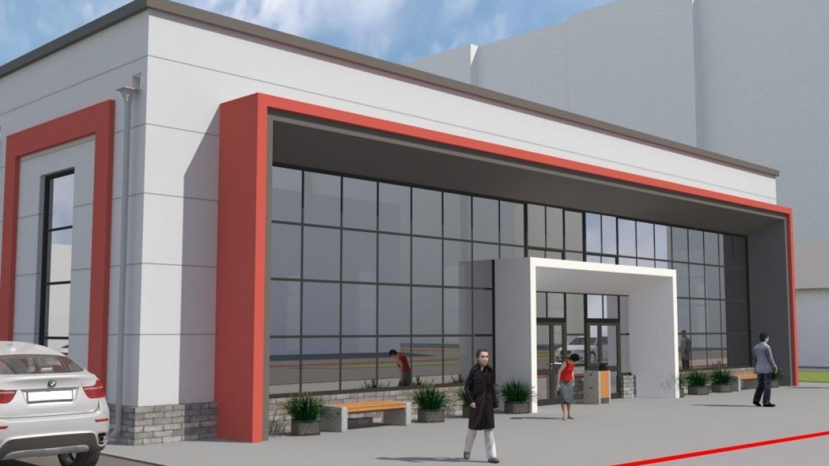 Проект ТЦ на ул. Малахова, 86г 