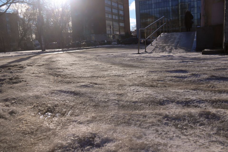 Гололед. Барнаул