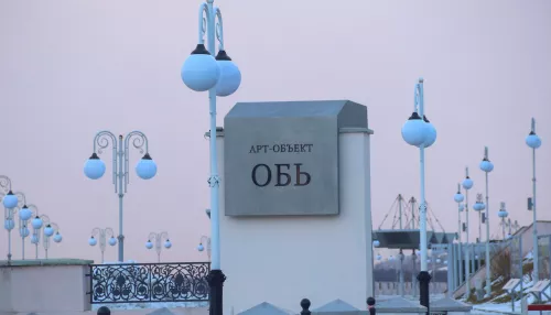 Постамент для девушки-Оби установили на набережной в Барнауле. Фото