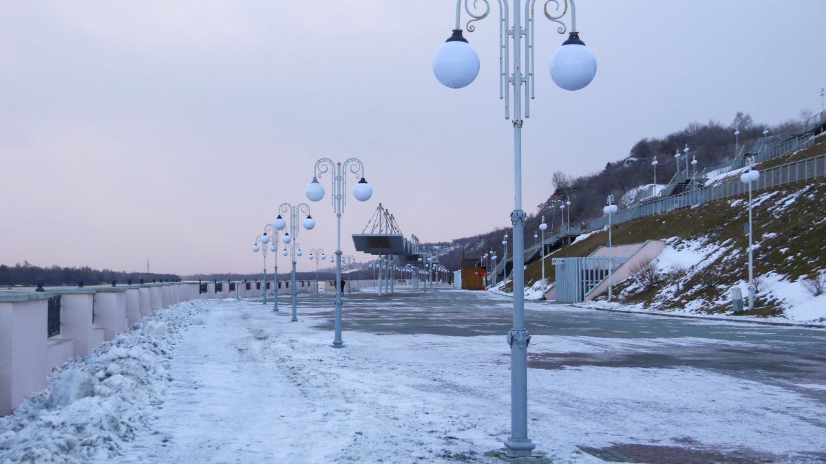 Набережная Оби в Барнауле
