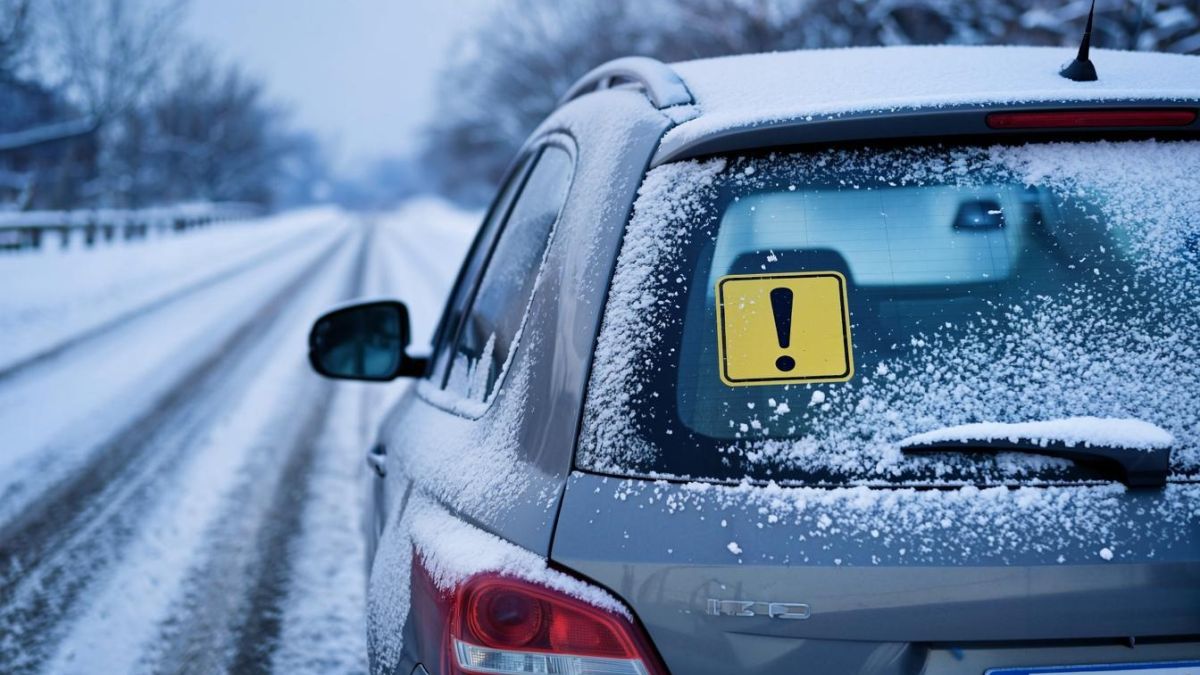 Знак "начинающий водитель"