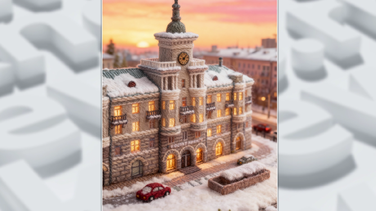 "Вязаный" мультфильм