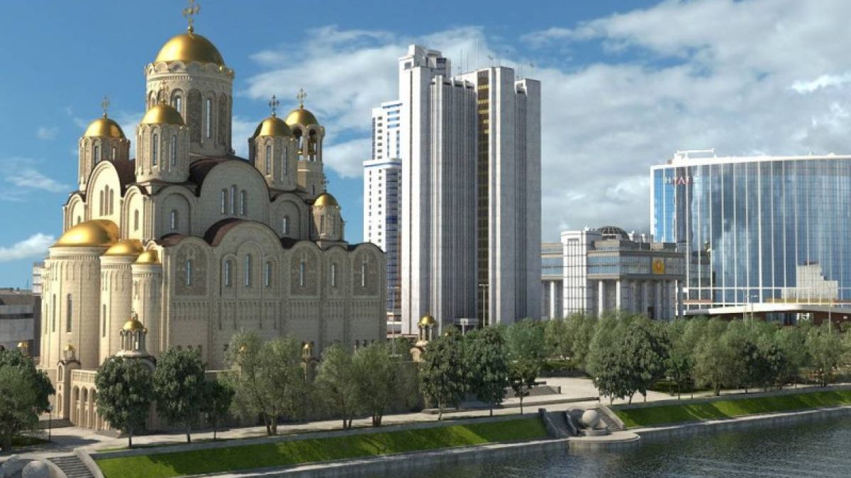 ВЦИОМ: половина жителей Екатеринбурга - за возведение храма, но в другом месте 