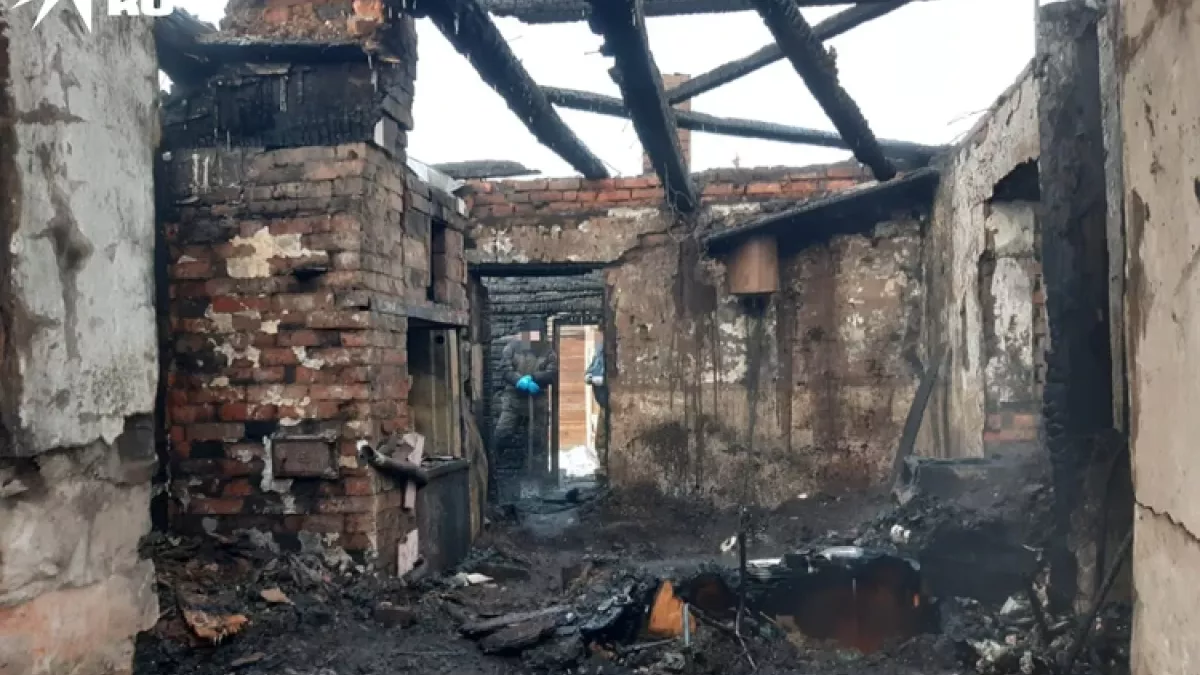 Пожар произошел в селе Борцово Новосибирской области