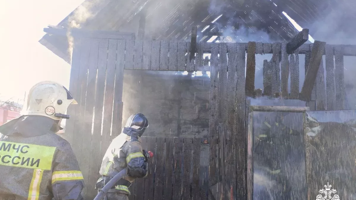 Пожар в жилом доме села Кызыл-Озек