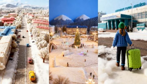 Вязаный город: семья видеомейкеров создала необычный ролик о Горно-Алтайске