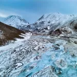 Фантастическое зрелище: как выглядит один из крупнейших ледников на Алтае. Фото