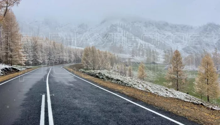В Республике Алтай завершился ремонт участка дороги на Казахстан
