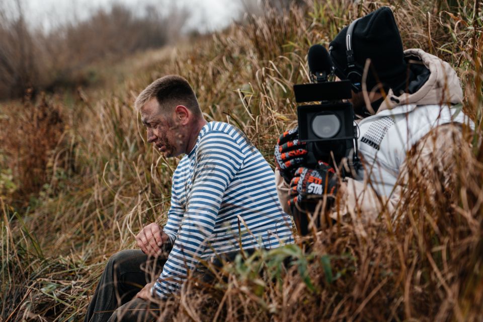 Съемки фильма "Несломленные"