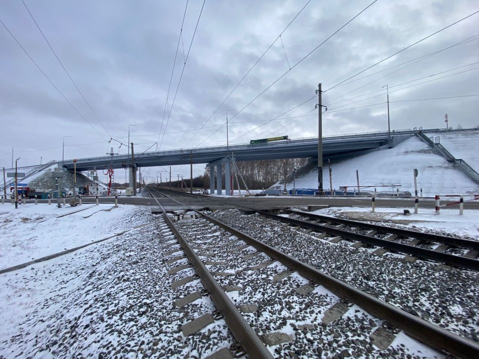 Путепровод в Панкрушихинском районе
