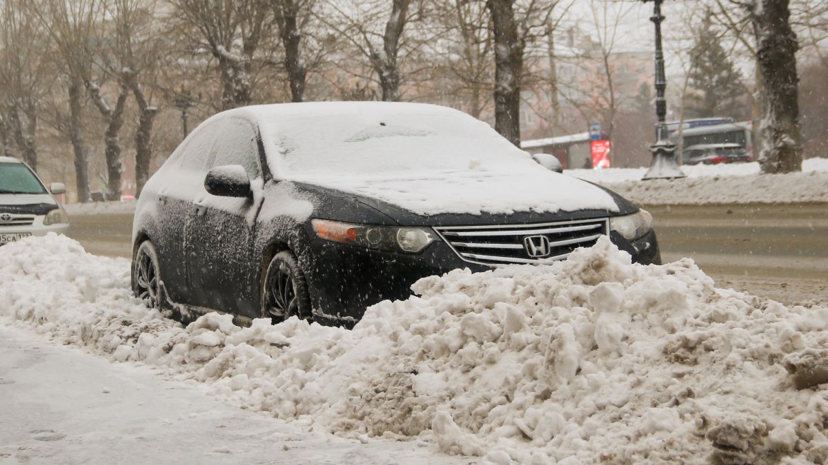 Снег в Барнауле. Ноябрь