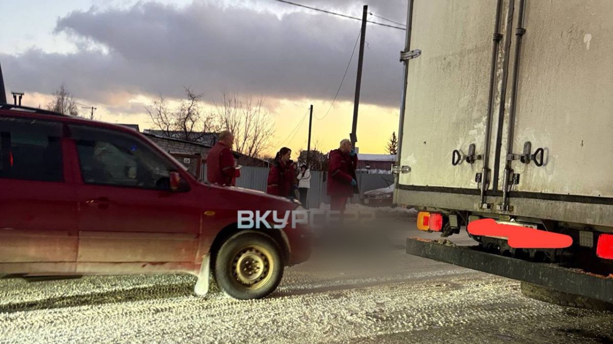 Место наезда на пешехода