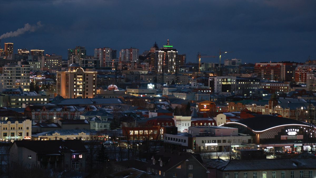 Панорама Барнаула. Нагорный парк