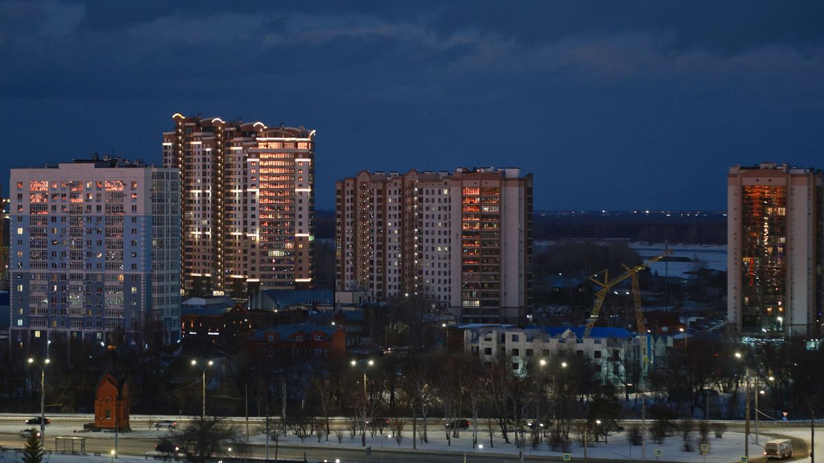 Панорама Барнаула. Нагорный парк