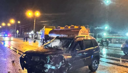 Пьяный водитель Лады устроил жесткое ДТП с грузовиком в Республике Алтай