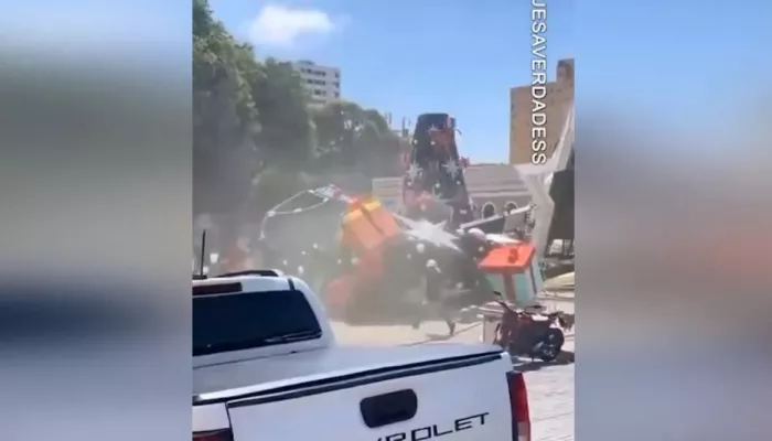 23-метровая рождественская ель насмерть придавила рабочего