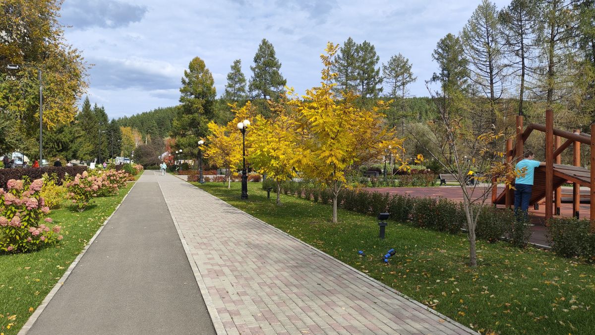 Сквер в Белокурихе