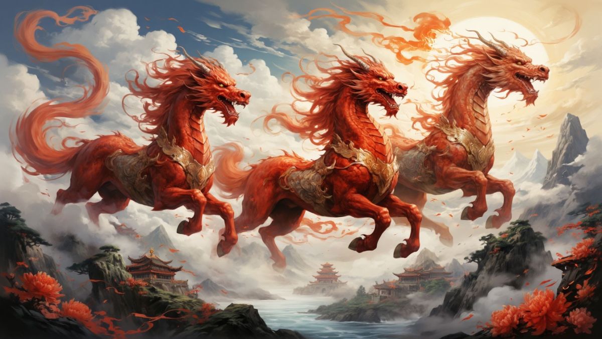 Красная Огненная Лошадь. Новый год