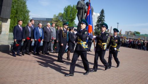 Как в Барнауле прошел митинг в честь Дня пограничника. Фоторепортаж