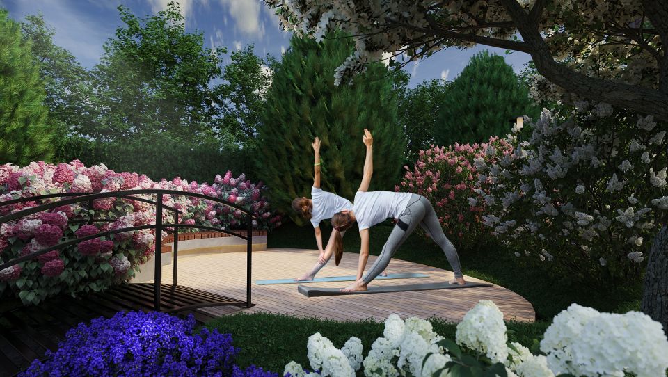 Проект ЖК Opera Residence.  Сад