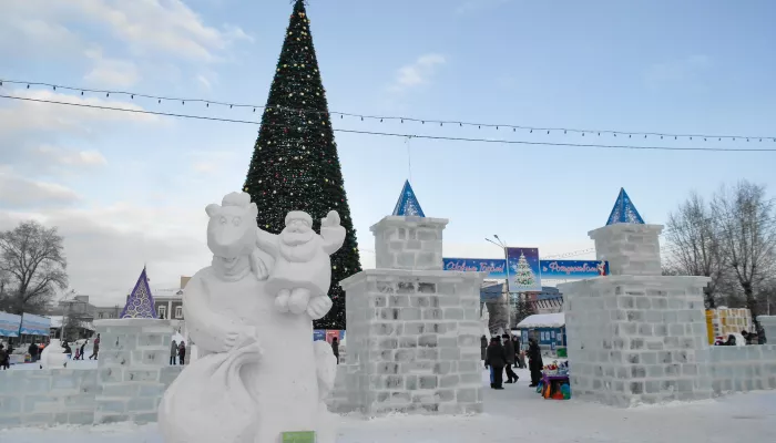 Сервис 2ГИС добавил на карту Барнаула интерактивные новогодние фишки