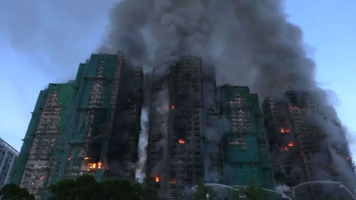 Пожар в Гонконге