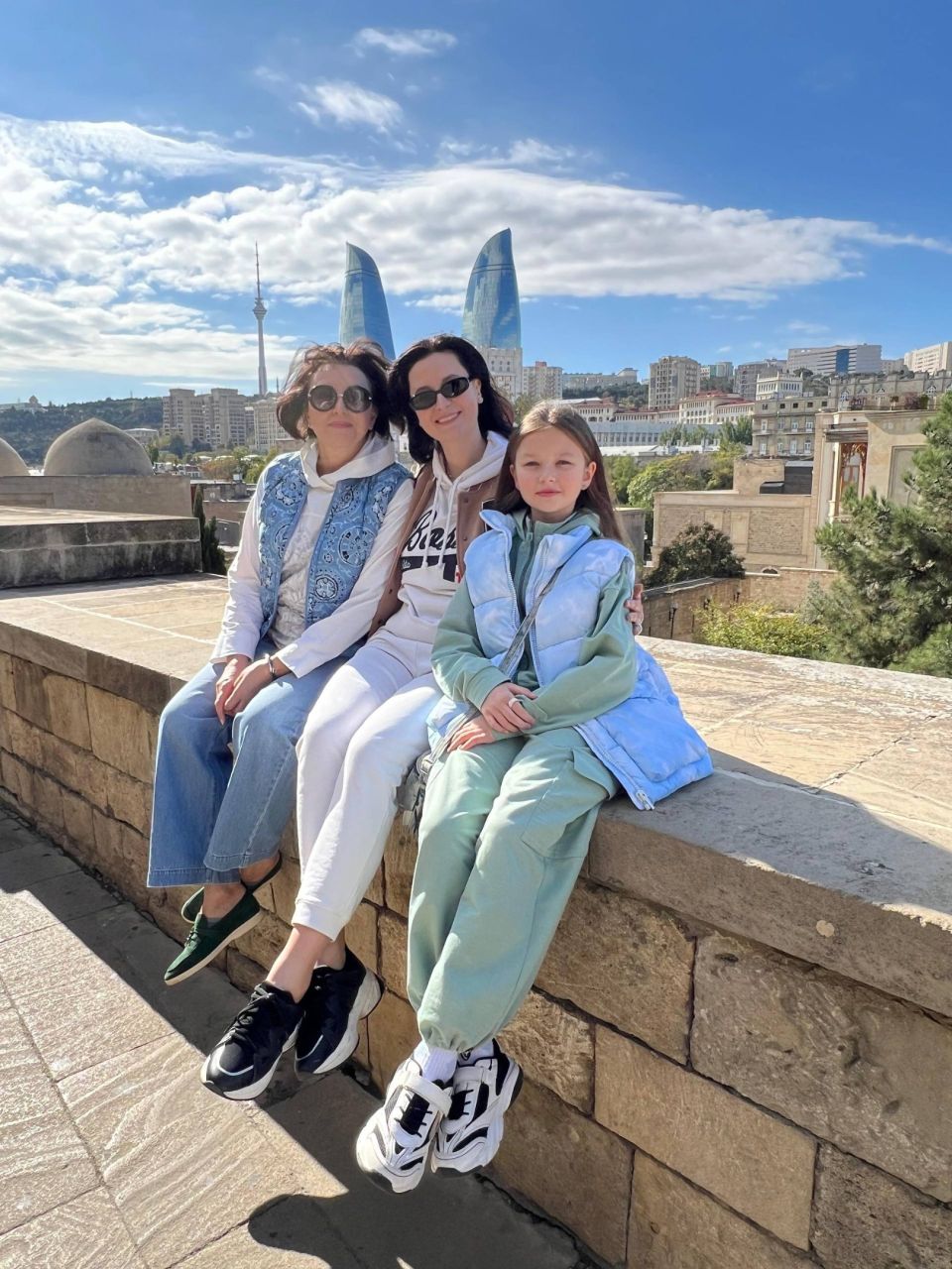 Ирина Молчанова с близкими