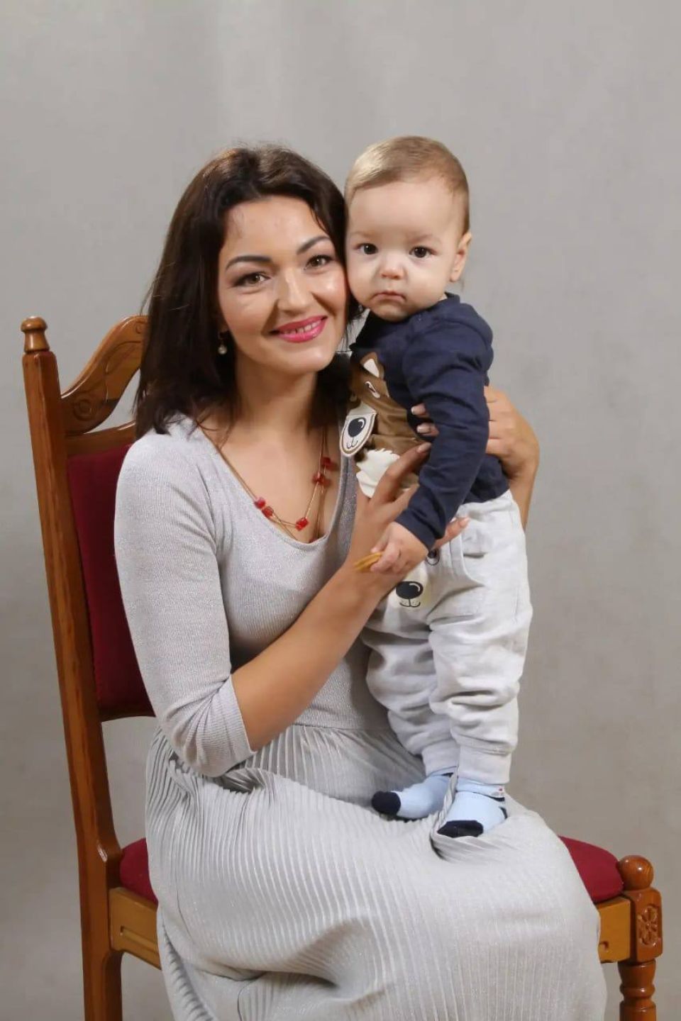 Мария Корчагина с сыном