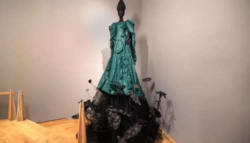 Эвалар и модный дом представили платье из переработанного пластика