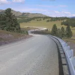 На Алтае ввели в эксплуатацию обновленный участок дороги Балыктуюль – Балыкча