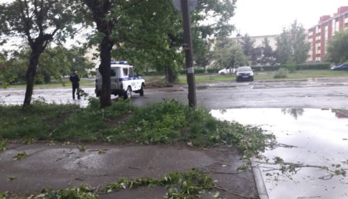 Очевидцы: сильная гроза обрушилась на Бийск