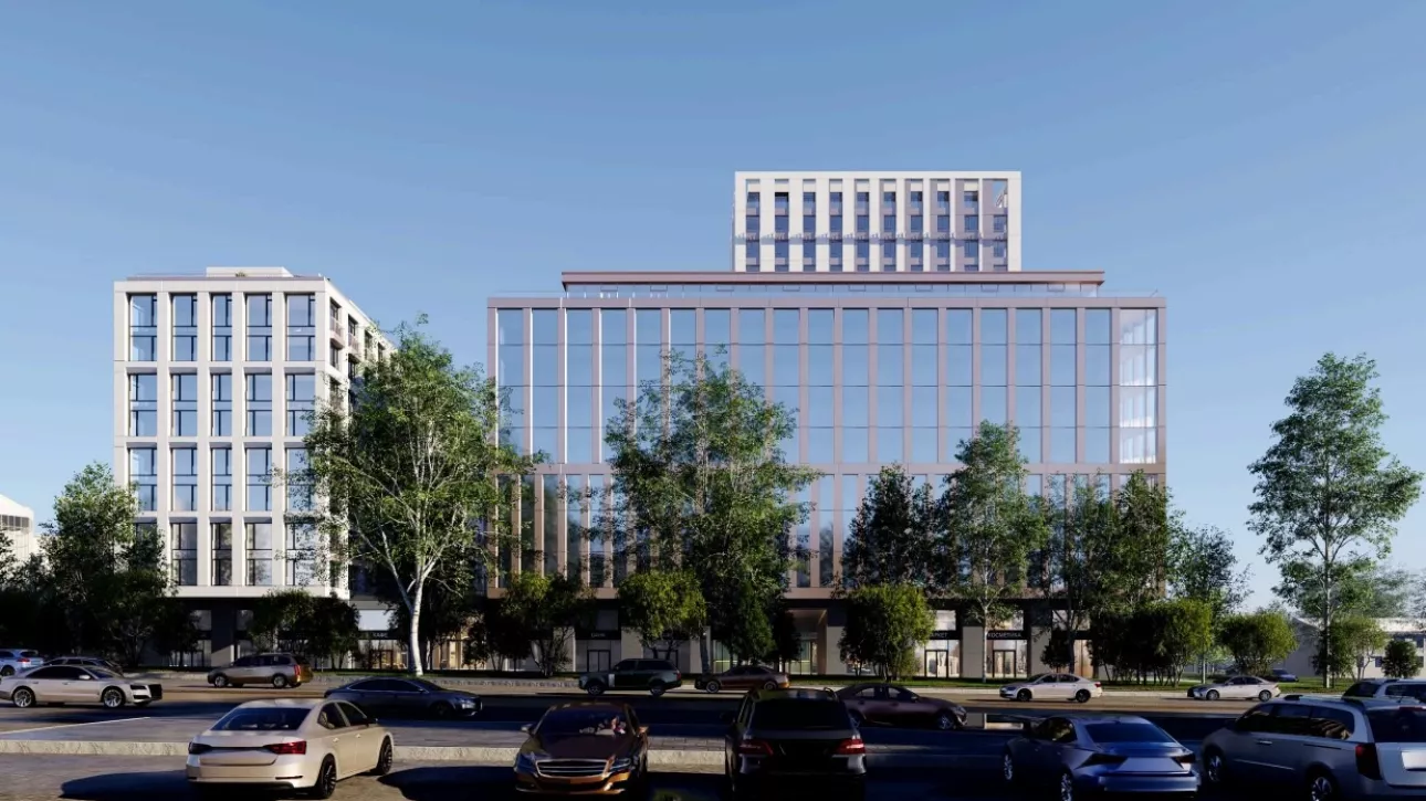 Сквер, гранд-лобби и китайское озеленение: каким будет комплекс на месте Колизея