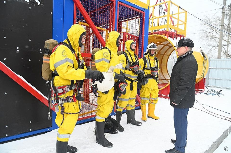 В Барнауле открыли современный тренировочный комплекс для спасателей
