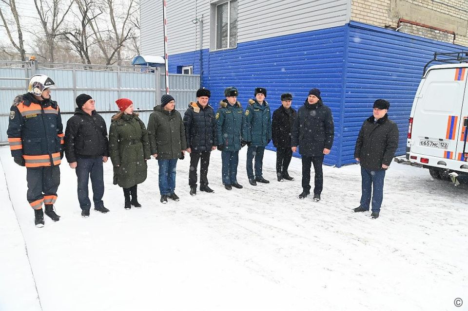 В Барнауле открыли современный тренировочный комплекс для спасателей