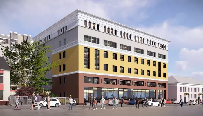 Не лезет. В центре Барнаула хотят надстроить этаж в доме с офисом Газпрома