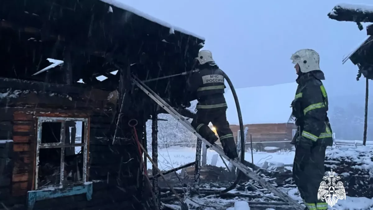 Смертельный пожар в селе Чоя