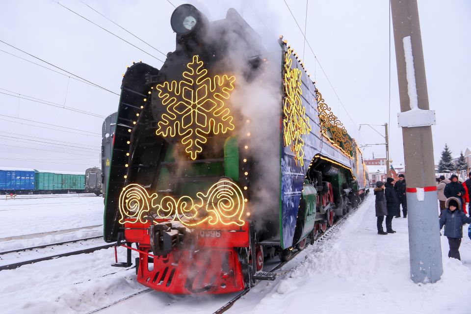 Поезд Деда Мороза в Барнауле - 2025