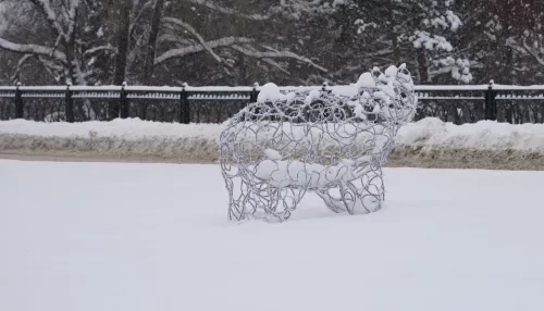 Ели, гирлянды и горки: Бийск активно украшают к Новому году