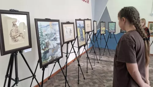 Выставка картин Г. И. Чорос-Гуркина завершает работу по районам Республики Алтай