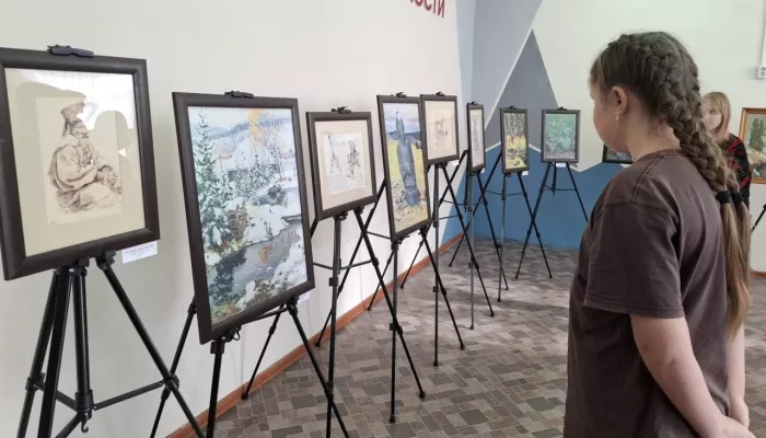 Выставка картин Г. И. Чорос-Гуркина завершает работу по районам Республики Алтай
