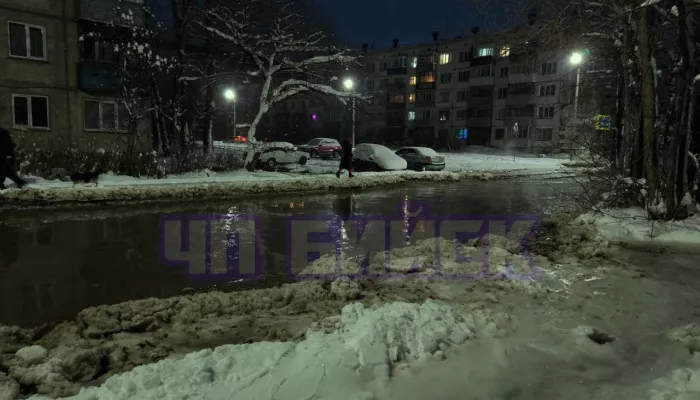 Коммунальная авария затопила несколько улиц в Бийске