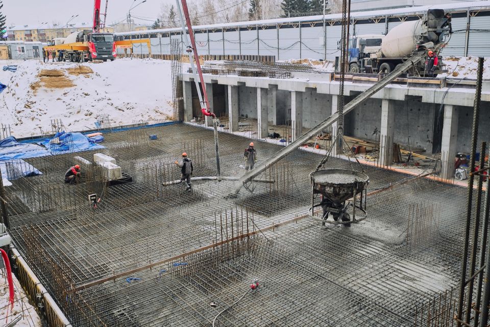 Строительство элитных резиденций "Сахаров Парк". Декабрь 2025 года