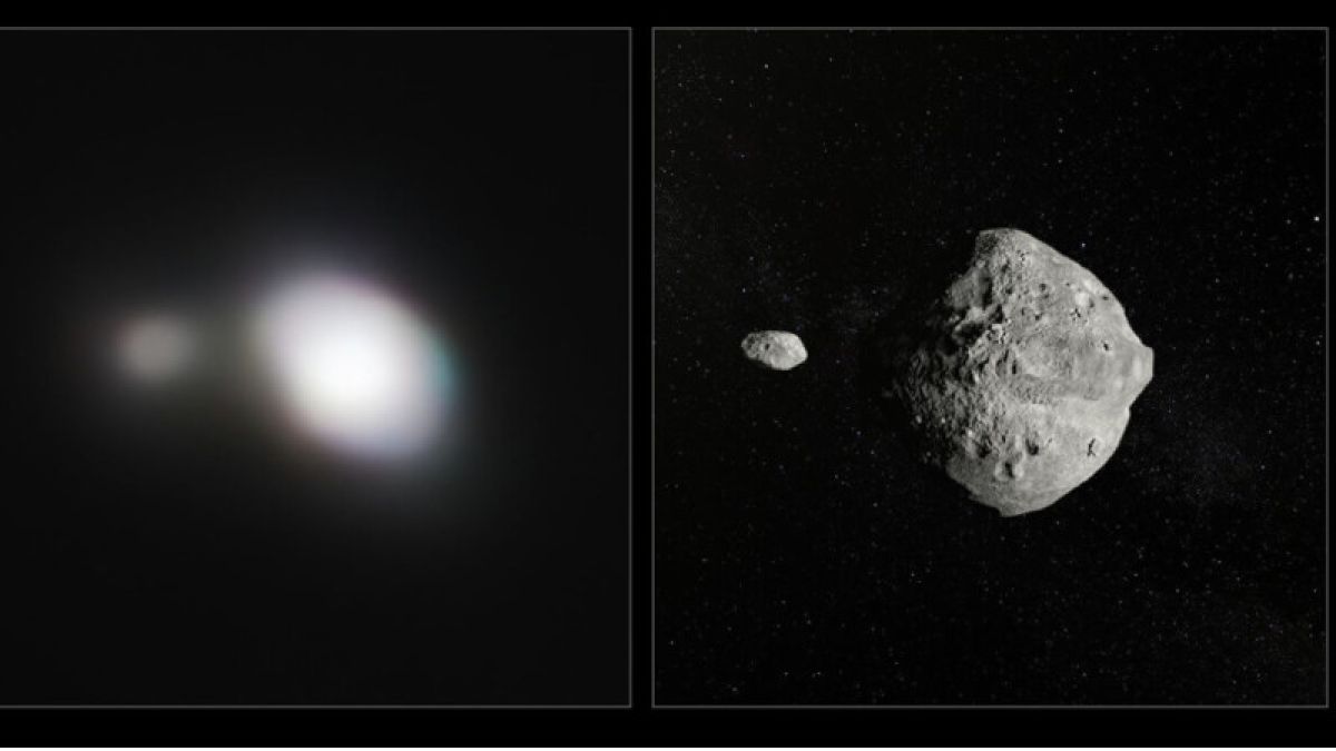Фото пролетевшего мимо Земли двойного астероида появилось в Сети