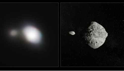 Фото пролетевшего мимо Земли двойного астероида появилось в Сети