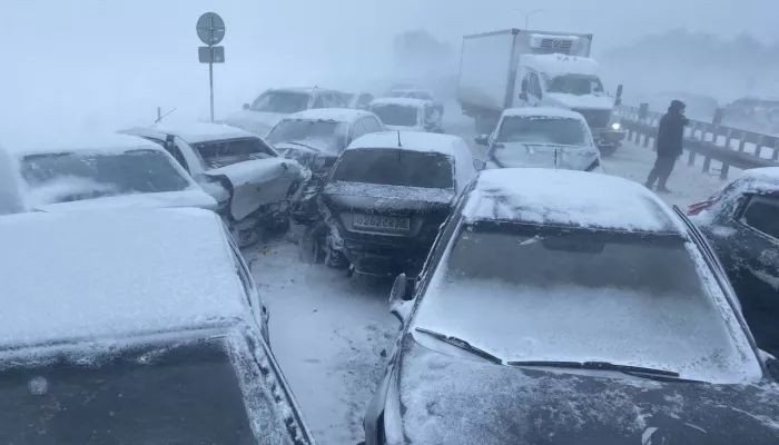 Пять человек пострадали в ДТП с 25 автомобилями на трассе в Пензенской области